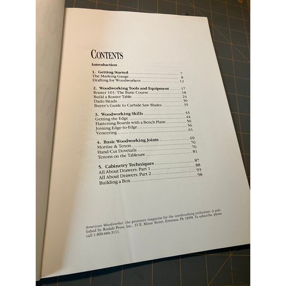 Woodworking, Techniques, Tips, and Shortcuts 1993 AMERICAN WOODWORKER Book VTG - Picture 3 of 6